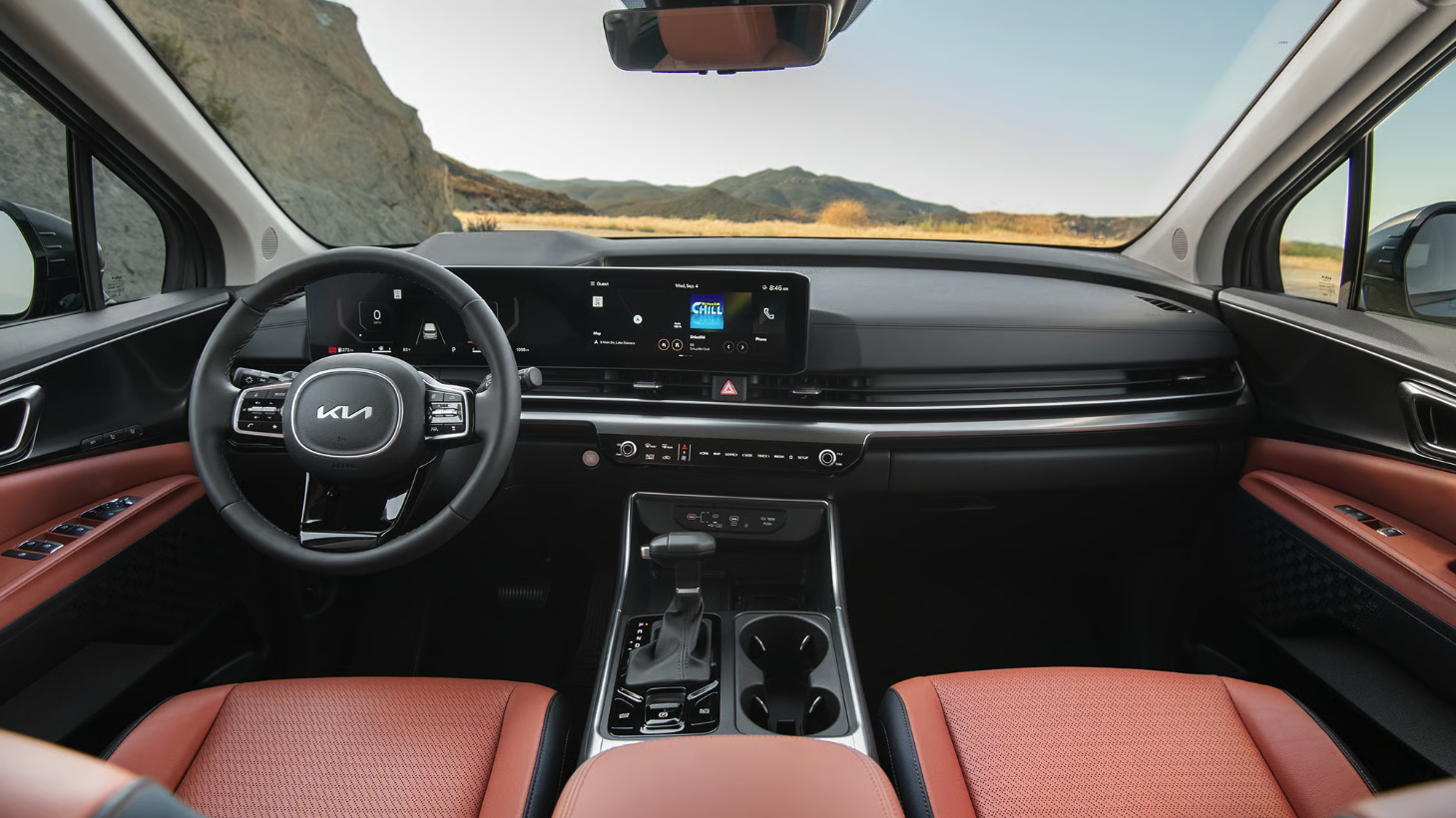 2026 kia carnival hybrid dashboard screen