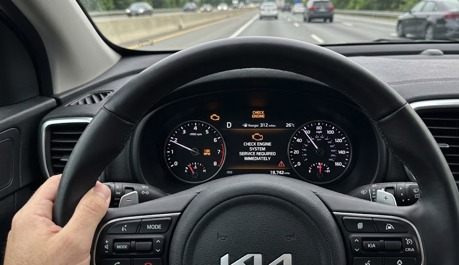 kia check engine system error