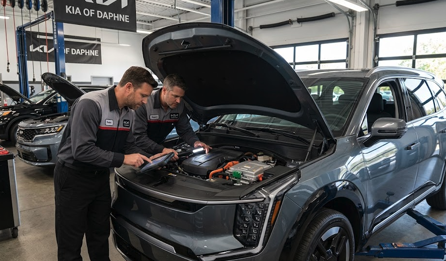 kia service engine check