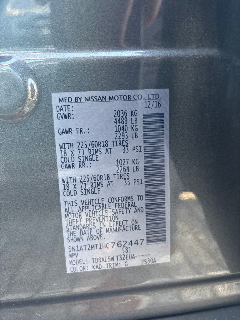 2017 Nissan Rogue SL