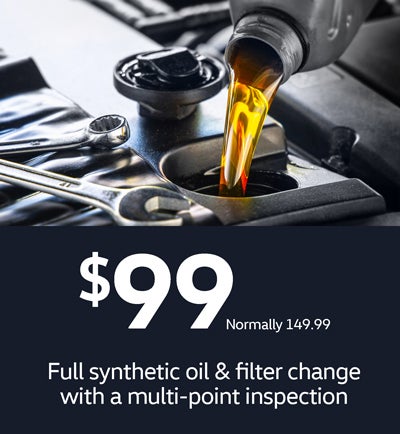 Full Synthetic Oil & Filter Change with a Multi-point Inspection