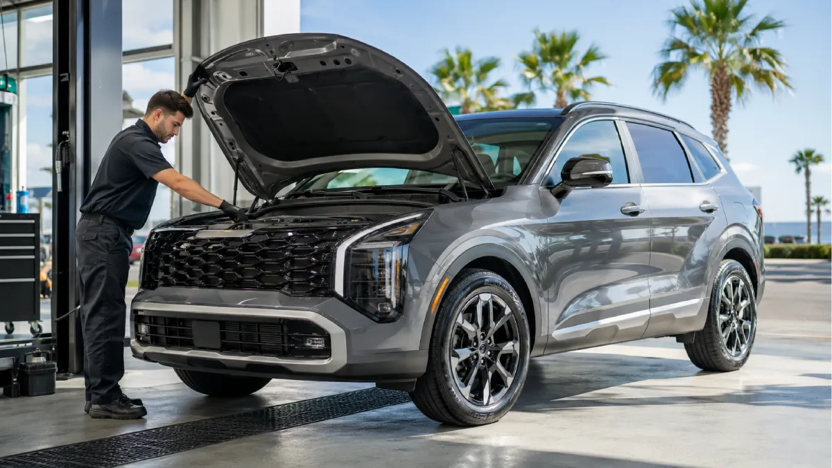Kia summer vehicle maintenance in Daphne, AL