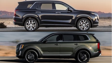 2025 Kia Telluride vs. Hyundai Palisade